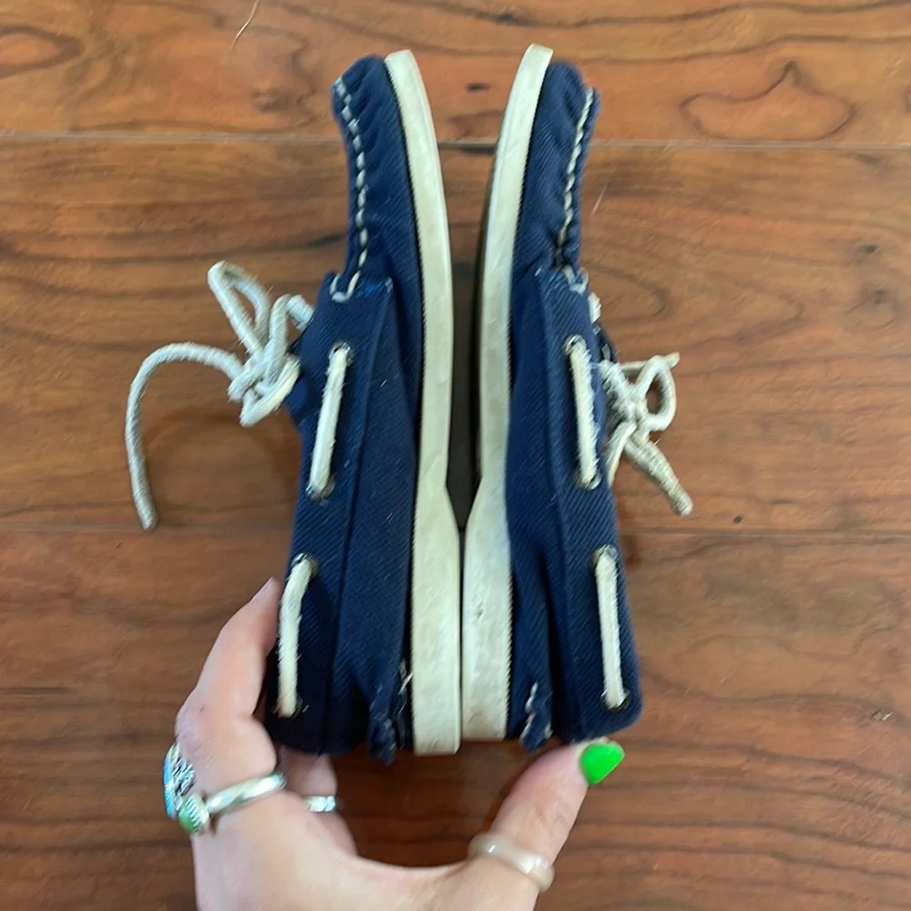 Sperry Top-Sider Navy Blue Kids 12M Loafers Moccasins Shoes